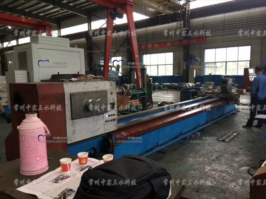 6米高精度數(shù)控機床生產中