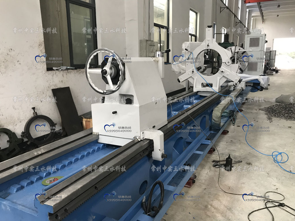 6米高精度數(shù)控機床安裝中2